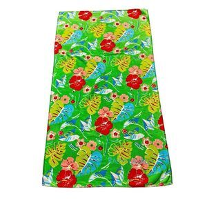 Vintage Ralph Lauren Tropical Floral Beach Towel